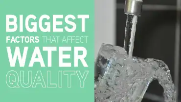 Close-up of glass overflowing with water from a sink faucet.