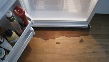 Leaking refrigerator